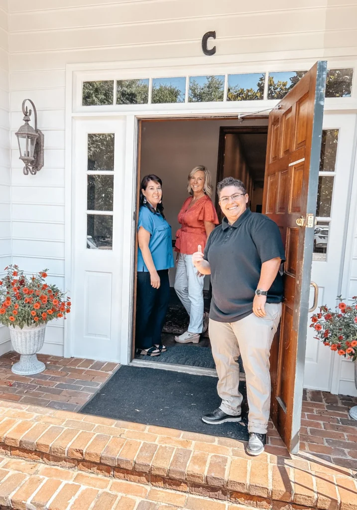 Counselors at the front door of Bay Area Professional Counseling